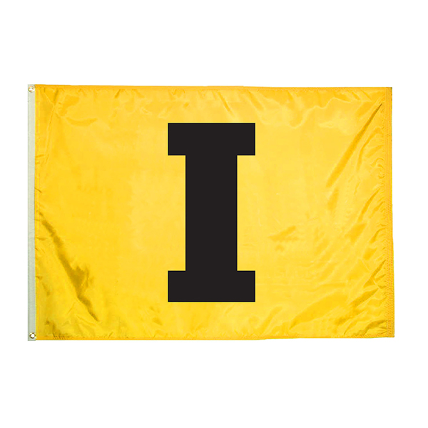 Iowa Hawkeyes 2’ x 3’ “I” Flag