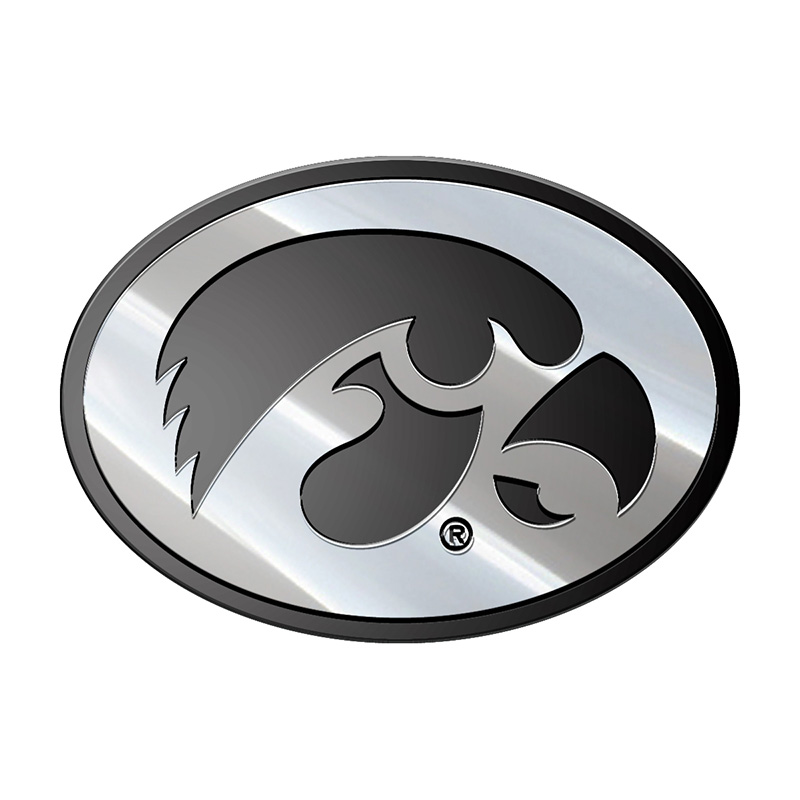 Iowa Hawkeyes Metal Auto Emblem