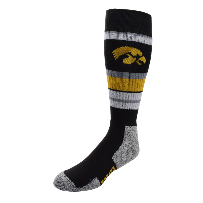 Iowa Hawkeyes Wild Stripe Socks