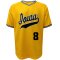 Iowa Hawkeyes Baseball Brosius Gold #8 Jersey