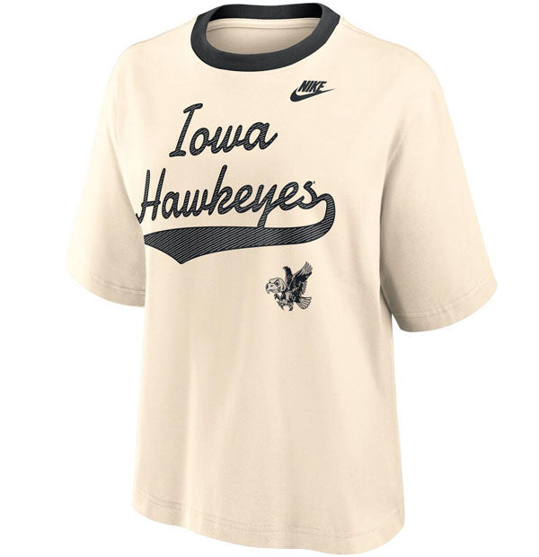 Nike Iowa Hawkeyes Retro Script Ringer T-Shirt