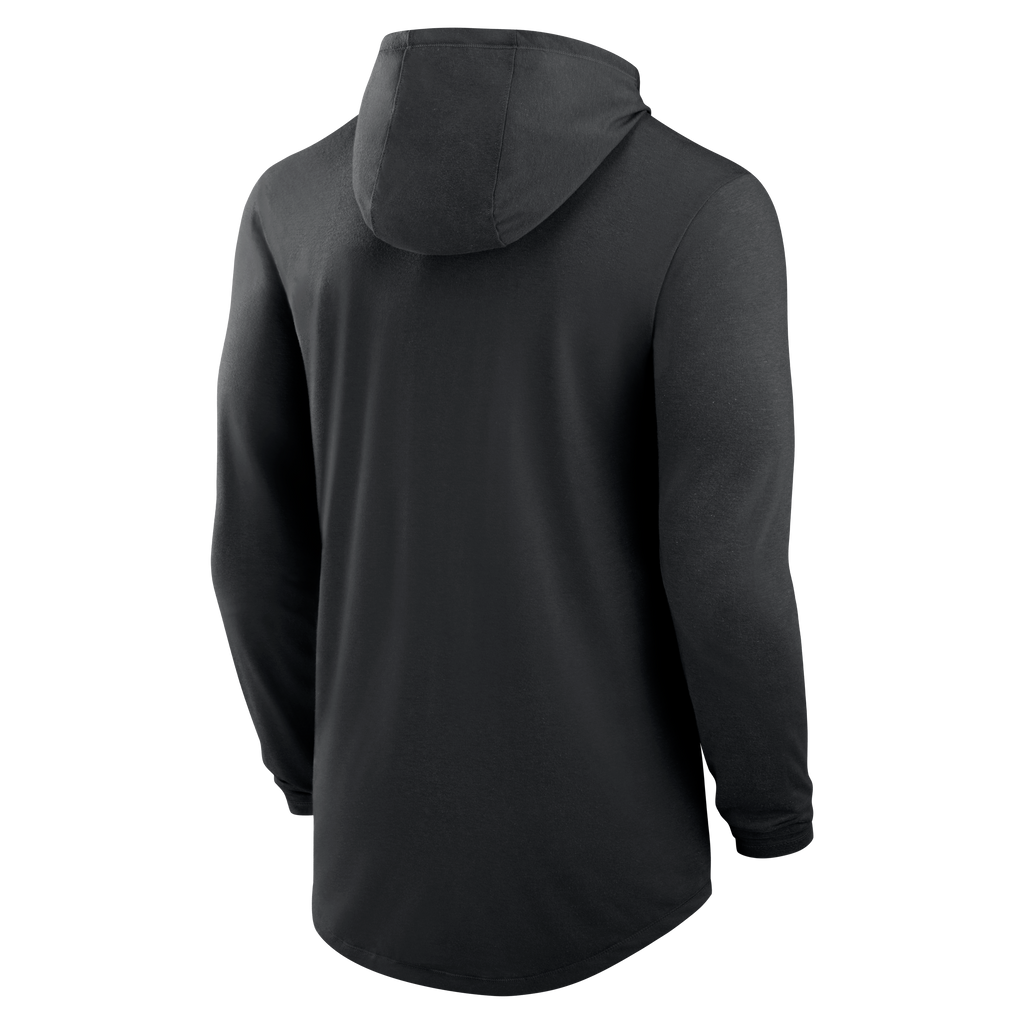 Men's Nike Iowa Hawkeyes Pattern LS Hooded Tee