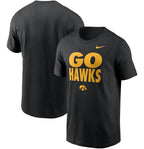 Nike Iowa Hawkeyes "Go Hawks" T-Shirt
