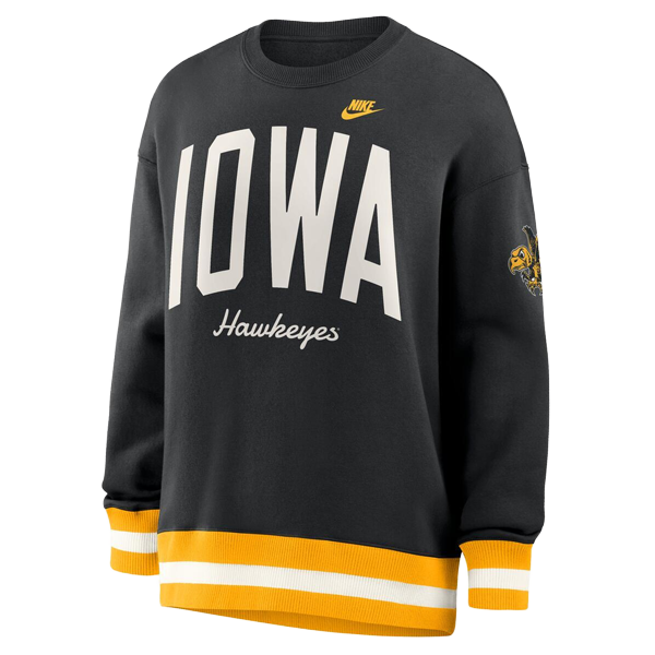 Iowa Hawkeyes Women's Nike Legacy Phoenix Oversized Crew