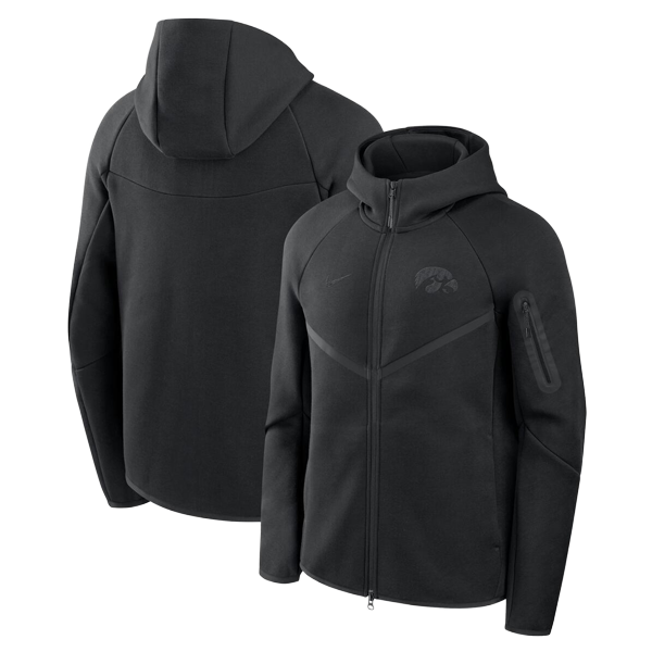 Iowa Hawkeyes Nike Tech Fleece Full-Zip Hood