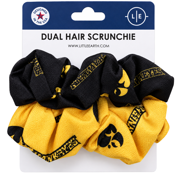 IOWA HAWKEYES DUAL HAIR TWIST