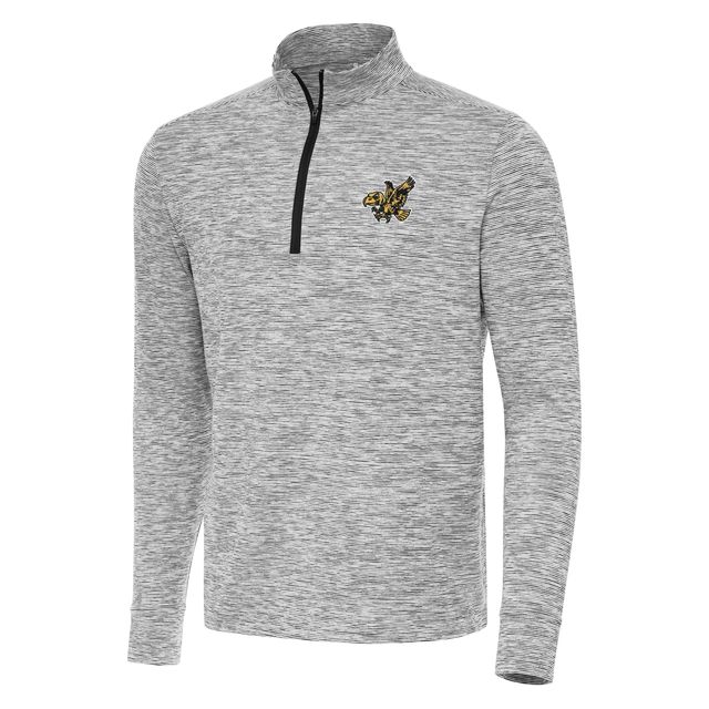 Iowa Hawkeyes 1/4 Zip Flying Hawk Polo