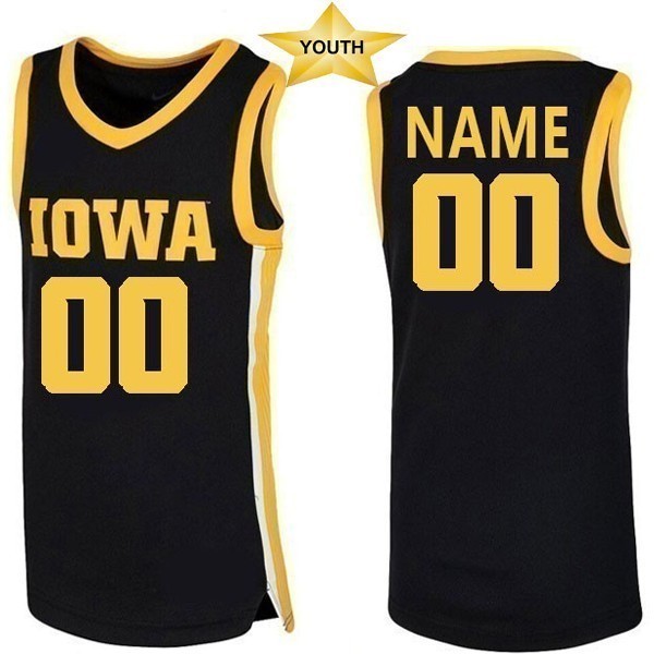 Iowa Hawkeyes Youth Basketball Player Jersey