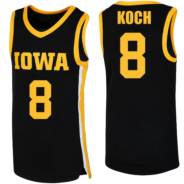 Iowa Hawkeyes Youth Basketball Player Jersey