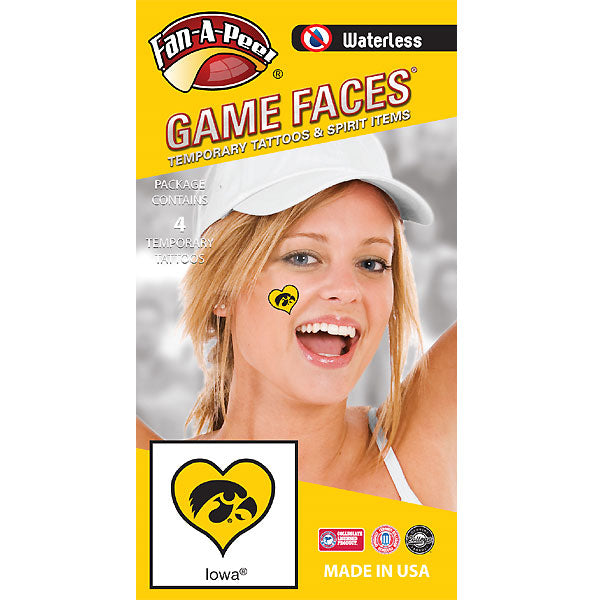 Iowa Hawkeyes Heart Tattoo