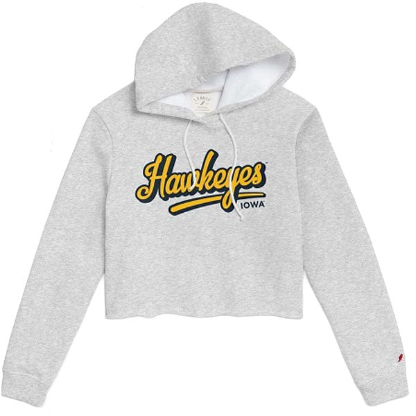IOWA WOMEN'S CROPPED HOOD