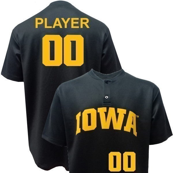 Iowa Hawkeyes Baseball Customized NIL Player Jersey