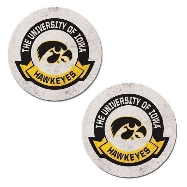 IOWA CAR COASTER 2 PACK CIRCLE