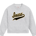 Iowa Hawkeyes Women's Script IOWA Boxy Crew