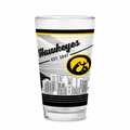 Iowa Hawkeyes Skyline Pint Glass