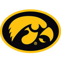 IOWA OVAL TIGERHWK B/GLD DECAL 6X4