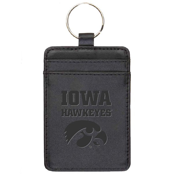 Iowa Hawkeyes Leather Key Tag