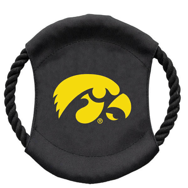 Iowa Hawkeyes Flying Disk Dog Toy