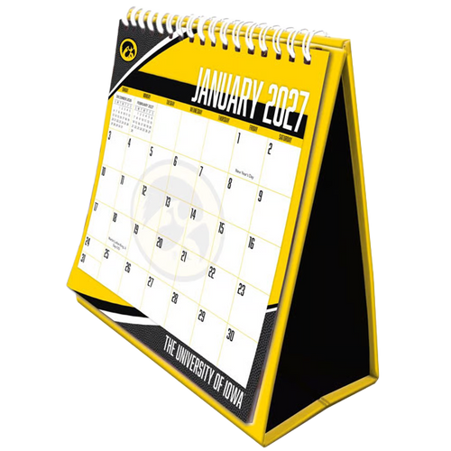 Iowa Hawkeyes 2027 Easel Desk Calendar