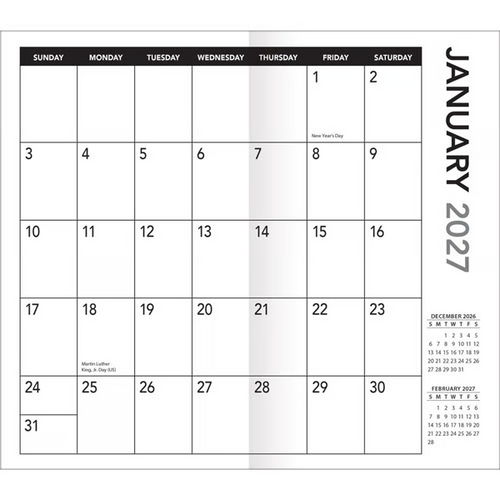 Iowa Hawkeyes 2027 17 Month Pocket Planner