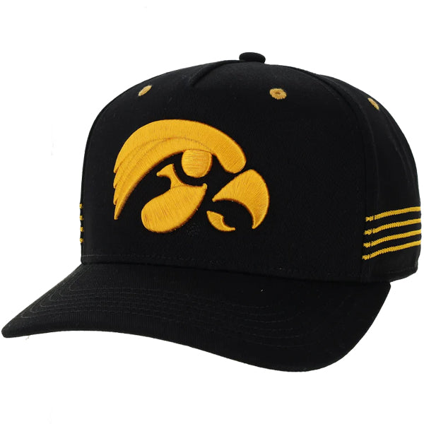 IOWA HAWKEYES CHAINSTITCH ADJUSTABLE TRUCKER HAT