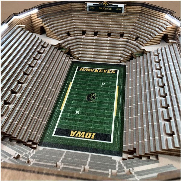 Iowa Hawkeyes Kinnick LED Table