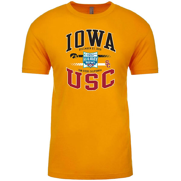 Iowa Hawkeyes Holiday Bowl Gold Tee