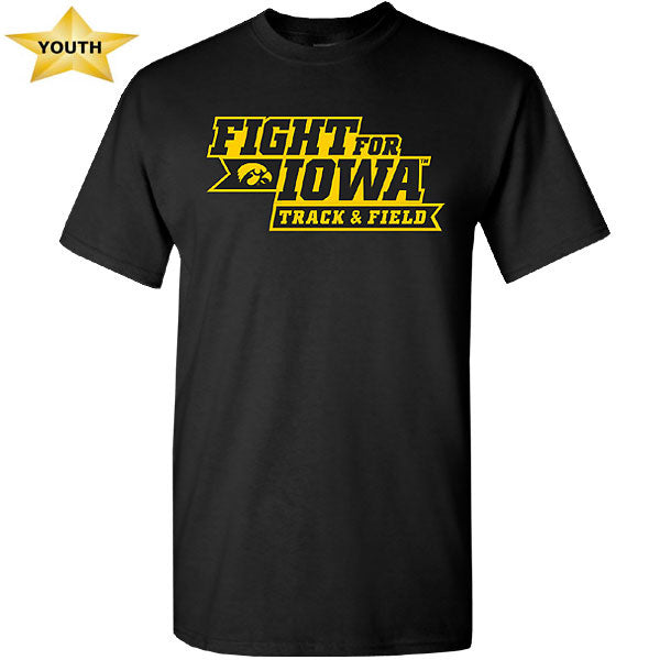 IOWA FIGHT FOR IOWA TRACK AND FIELD YOUTH TEE