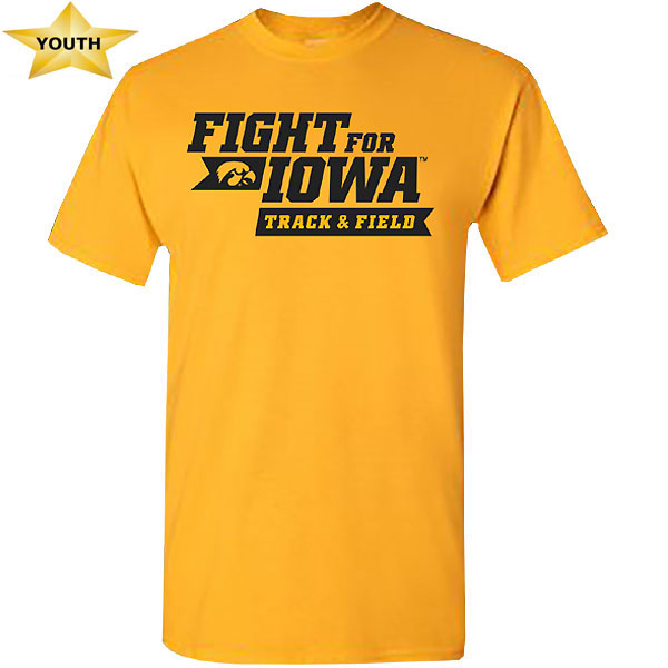 IOWA FIGHT FOR IOWA TRACK AND FIELD YOUTH TEE