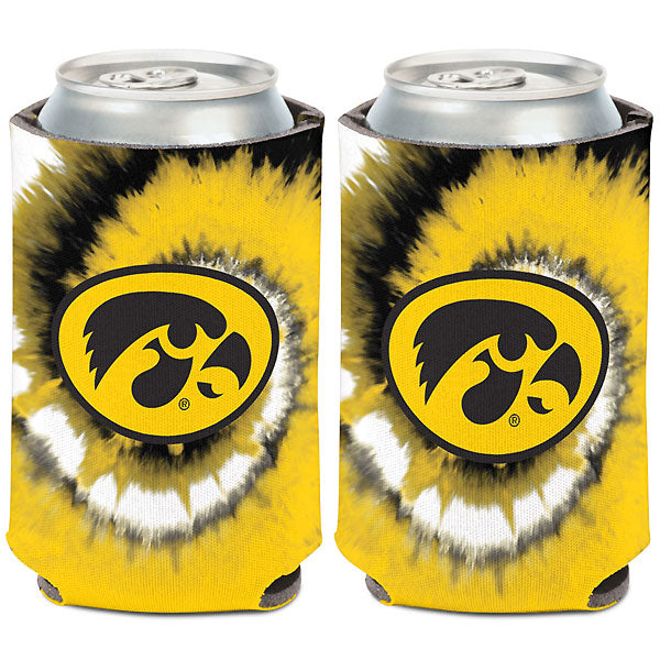 Iowa Hawkeyes Tie Dye Can Cooler