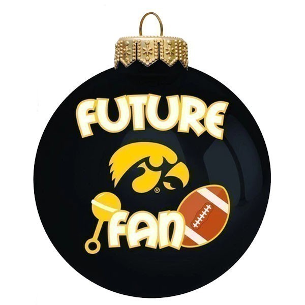 Iowa Hawkeyes Future Fan Ball Ornament