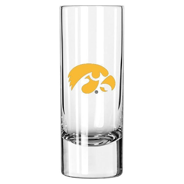 IOWA HAWKEYES 2.5OZ SHOOTER GLASS