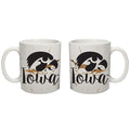 Iowa Hawkeyes Gold Splatter Mug