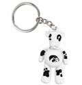 IOWA HAWKEYES COW KEY TAG W/TIGERHAWK