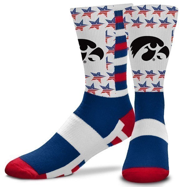 Iowa Hawkeyes Americana Youth Socks