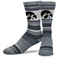 Iowa Hawkeyes Heather Striped Socks