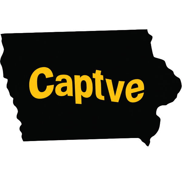 IOWA CAPTIVE 3X2 MINI DECAL