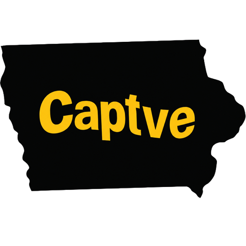 IOWA CAPTIVE 3X2 MINI DECAL