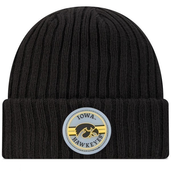 Iowa Hawkeyes Patched Stocking Cap