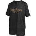 IOWA HAWKEYES WOMEN'S PENSACOLA CHAIN STITCH TEE