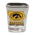 Iowa Hawkeyes State Map Collector Glass