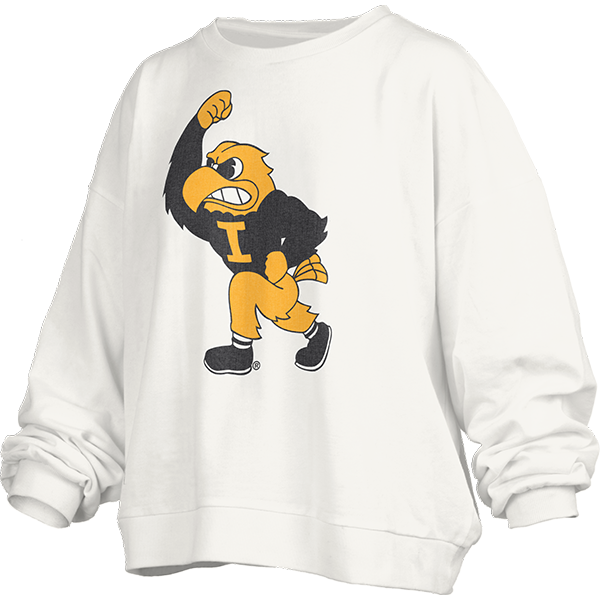 Iowa Hawkeyes Textured Puff Print Fleece