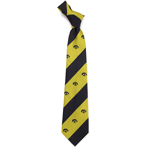Iowa Hawkeyes Geo Stripe Tie