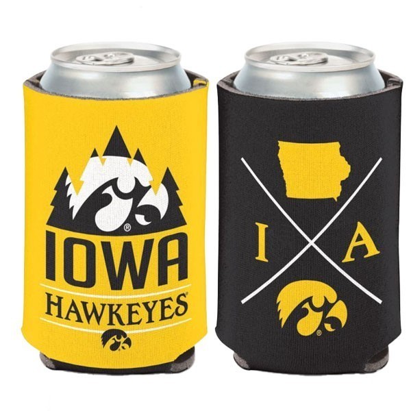 Iowa Hawkeyes Hipster Can Cooler
