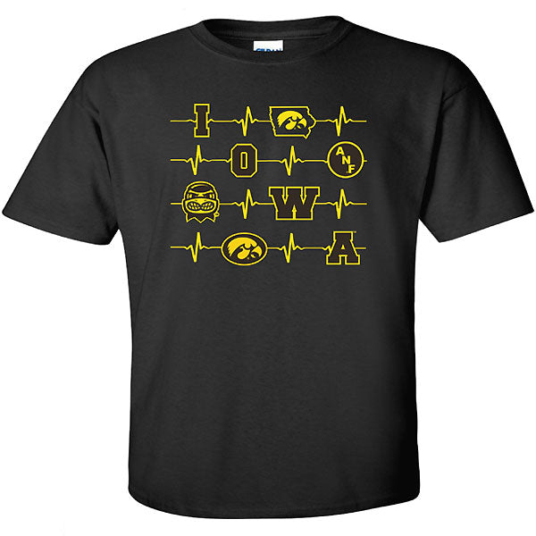 Iowa Hawkeyes Lifeline Tee