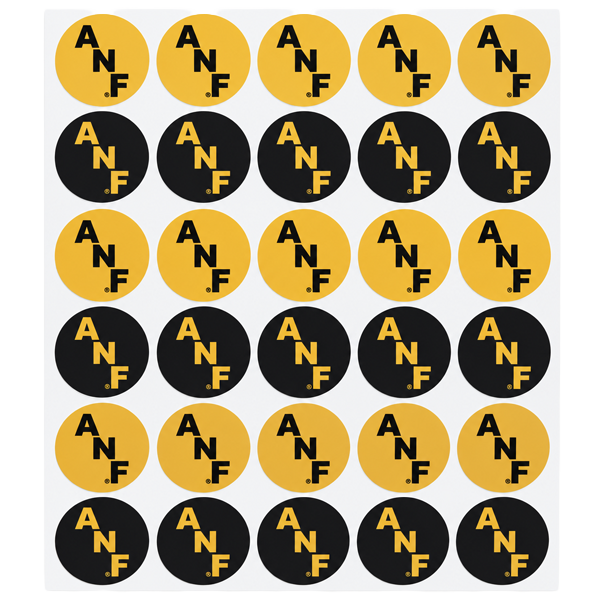 IOWA ANF SETS BLACK AND GOLD STICKER SHEET