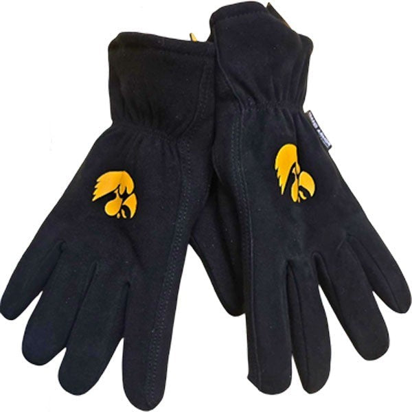 Iowa Hawkeyes Men's Deerskin Suede Gloves