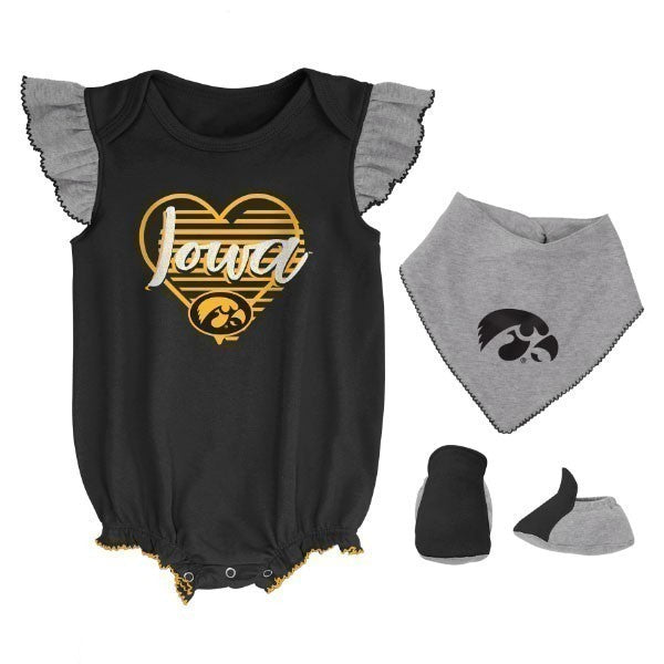 IOWA ALL THE LOVE BIB & BOTTIE