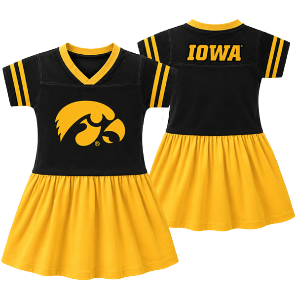 Iowa Hawkeyes Toddler Game Day Dress