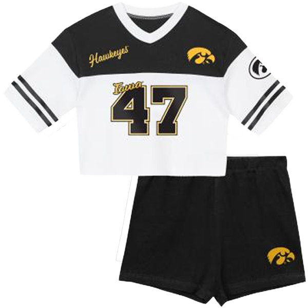 Iowa Hawkeyes Toddler 2-Piece Jersey Set